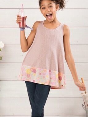 Girls' Sleeveless Swing Tank Top l